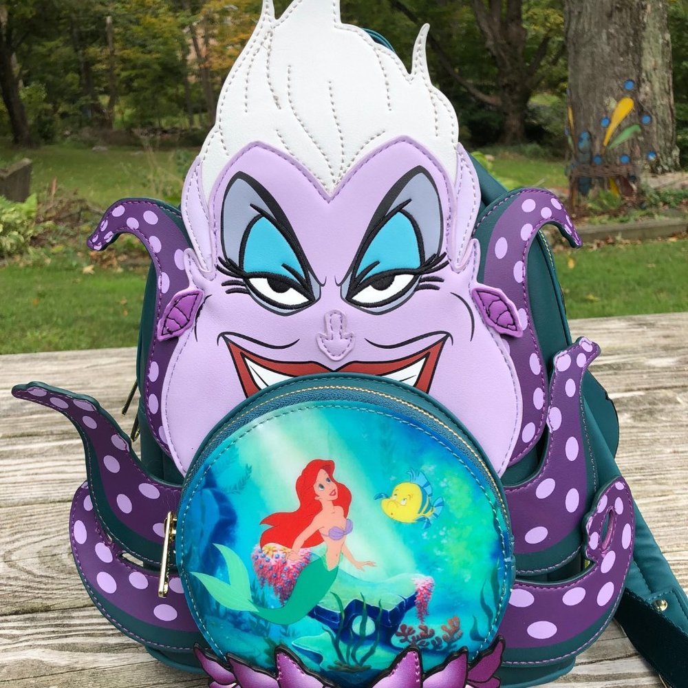 Loungefly Villains Ursula Crystal Ball Mini Backpack